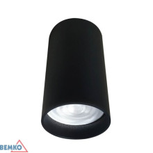 ULTER C23-DLU-R-GU10-150-BL Спот к потолку, металл черный цвет 1xGU10 D55 H100 IP20 BEMKO