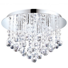 94878 Светильник потолочный, хром/хрусталь  4xG9 (incl.LED 3W 360lm 3000K) D350mm H230mm IP44 EGLO