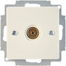 1743-01-92-507 Розетка TV (торцевая) с центральной панелью, бежевая BASIC 55 ABB