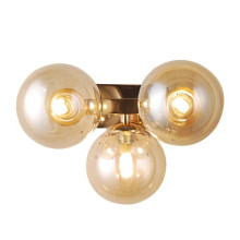 WL-6161-3 GO+CO Marbelio Светильник цвет золото, стекло тонированное. 3xG9 220x240xH190mm IP20