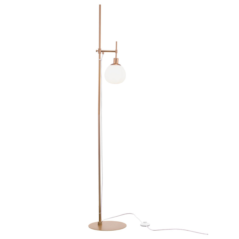 MOD221-FL-01-G Stāvlampa, mat.zelta/balts plafons ...