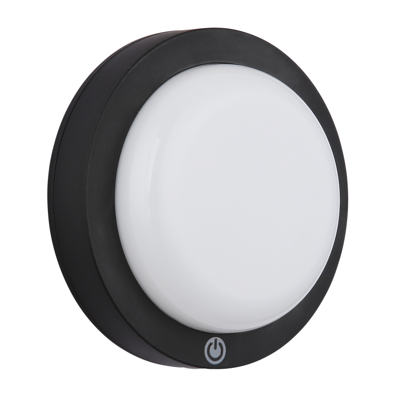 12379A LASSE, lampa, melna, USB uzlādējamā, D150mm...