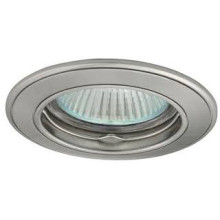 GXPL019 AXL 5514 Светильник встраиваемый мат.хром 1xGU5,3/GU10 D82 IP20 GREENLUX