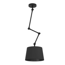 390112 PISTUNIO Потолочный светильник черный с фиксацией, ткань, 1xE27 D350mm H1290mm EGLO