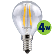 70211 (70201) G45 СВЕТОДИОДНАЯ НИТЬ, Лампочка FL-G45 4W 400лм 360° E14 3000K 220-240V LEDURO