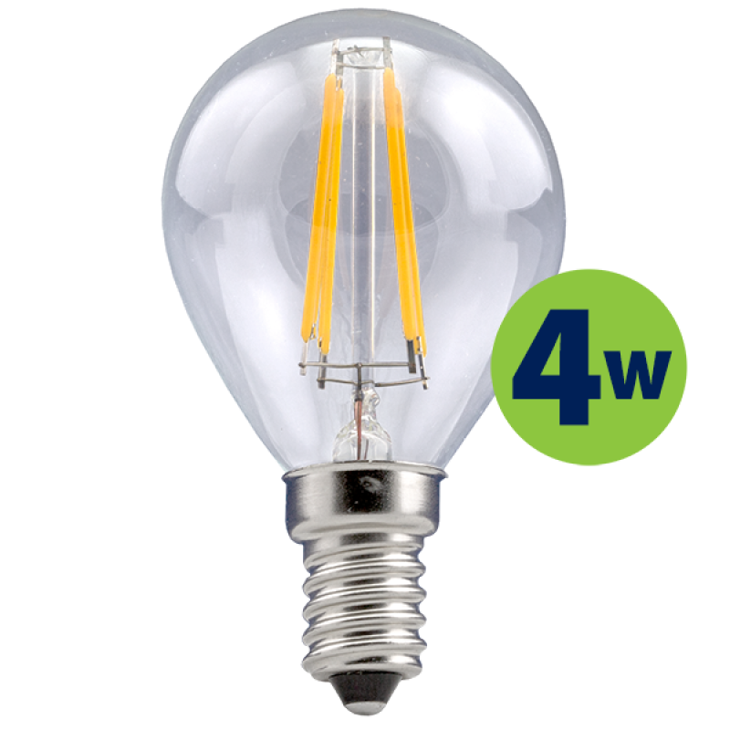 70211 (70201) G45 LED FILAMENT, Spuldze, FL-G45 4W...