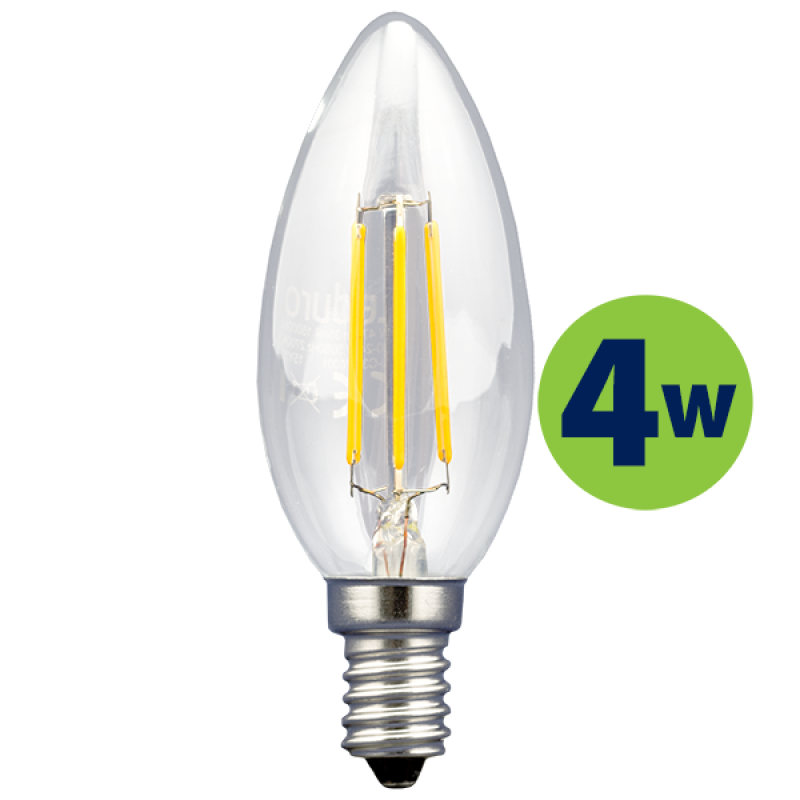 70311 (70301)  Spuldze LED FILAMENT C35 4W 400lm E...