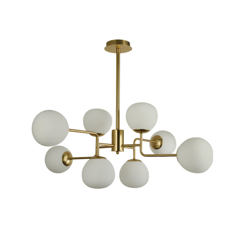 MOD221-PL-08-G Lustra, zelta/balta 8xE14 H760/1290...