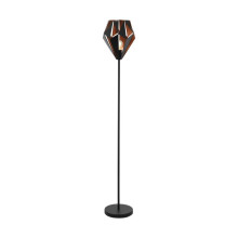 49994 CARLTON 1 Торшер, чёрный  1xE27 H1525mm D255mm EGLO