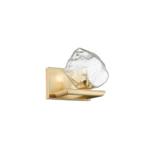 W0488-01A-U8AC ROCK Бра цвет металла золото, стекло прозрачное 1xG9 H170mm L200mmх190mm IP20