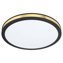 99406 PESCAITO Светильник потолочный, чёрный/золото  LED10W 1100Lm. 3000K D280 H65 EGLO
