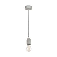 95522 Светильник потолочный, бетон, серый E27 h110cm EGLO