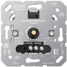 1730DD Диммер универсальный 20-210Вт, DIM LED 3-60Вт JUNG