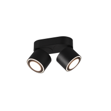 652910232 TAURUS  Светильник черный,  LED 2x5W 2x450Lm. 3000K H100mm L180mm( 3 x režimi)  TRIO