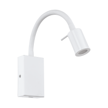 96566 TAZZOLI  LED 3.5Вт 380лм Настенный светильник белого цвета с выключателем, с USB EGLO