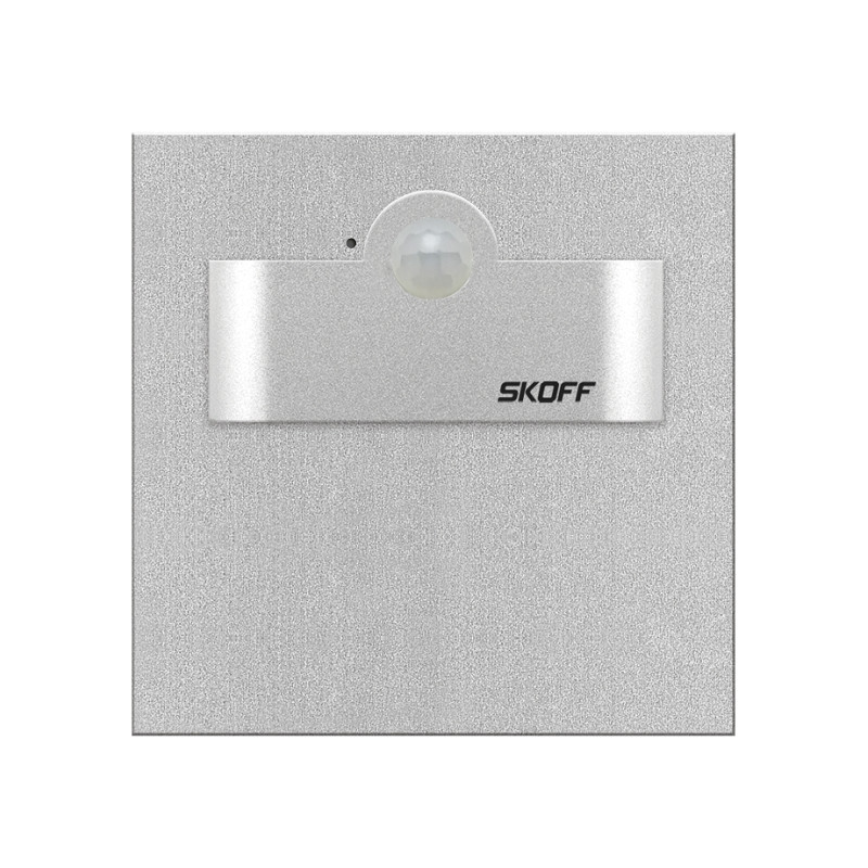 TANGO Short Led iebūvejam. gaismekļlis PIR Motion ar Sensor 230V alumin. Skoff 3-4m 120^ 4000k 32lum