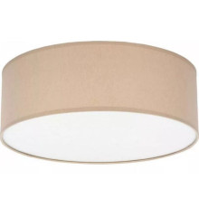 RONDO 4430, светильник бежевый, тканевый, 4xE27, D450 мм, H130 мм, TK LIGHTING