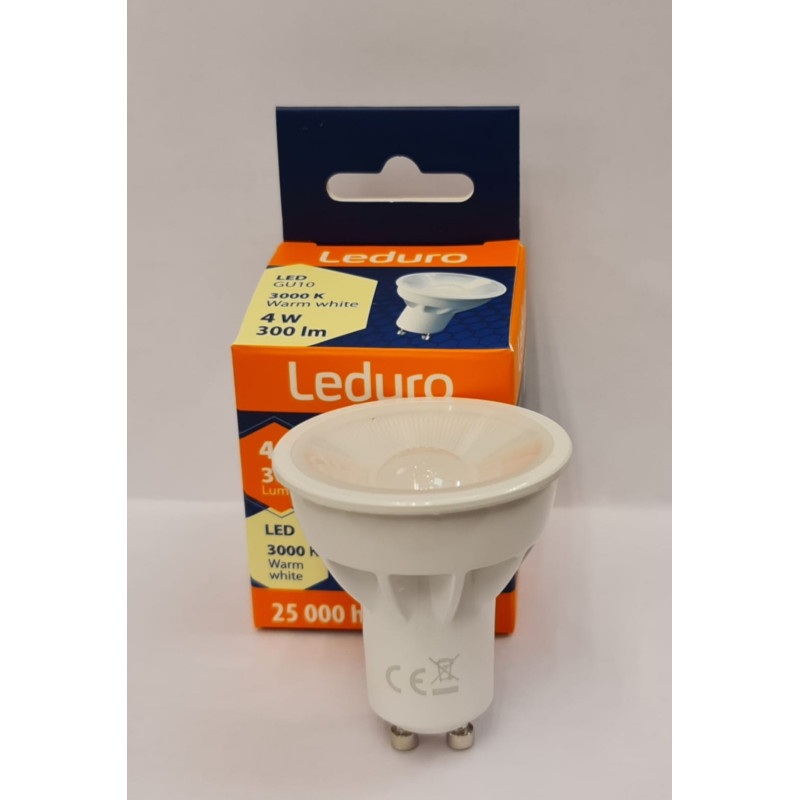 21174 PAR16 LED SPULDZE 4W 100*  GU10 300lm 3000K ...