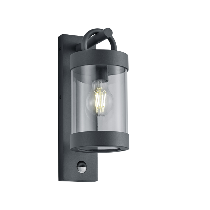 204169142 SAMBESI āra sienas lampa, antracīta krās...