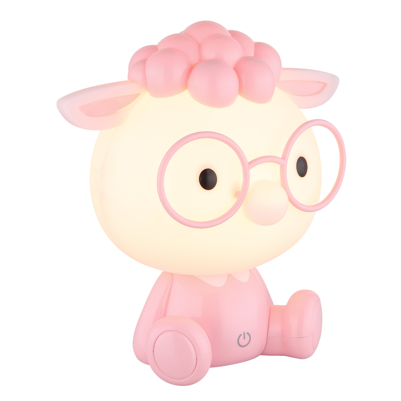 21760P SHEEPY rozā, uzlādējama LED lampa 1W 48llm/...