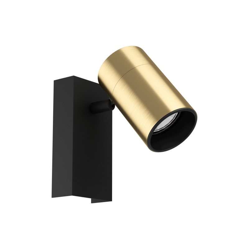 390082 CUMARIBO Gaismeklis melns, mat.zelts. 1xGU1...