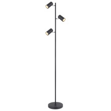 57910SB ROBBY Торшер черный металл 3xGU10 H1540mm 250x230mm GLOBO