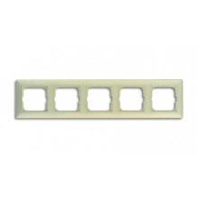 2515-92-507 Рамка 5-V,  цвет бежевый BASIC 55 ABB