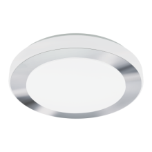 95283 CAPRI Светильник потолочный, хром LED 16W 1500Lm.3000K. D385 H75 IP44 EGLO