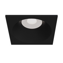 DL033-2-01B ZOOM Встраиваемый светильник, черный 1xGU10 85X85 (размер 75мм) IP65 MAYTONI