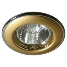 HORN CTC-3114-PG/N 02823 Встраиваемый светильник мат.золото/хром  D82mm (izgr60-75mm) H75mm IP20 KAN