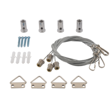 Крепление, тросы для панели LED 595х595мм LX-KIT3 90003 H1000mm