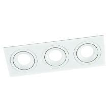 SQUARE 3 PL-SQW3-80006 Встраиваемый светильник, белый SQUARE 3x GU10 92x260 LEDURO
