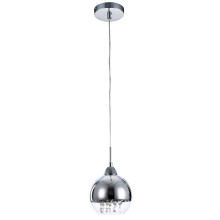 P012-PL-01-N Люстра хром/стекло/хрусталь 1хЕ14 H205/1000 D150mm IP20 Maytoni