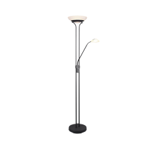 R40073532 ORSON Торшер черный LED 28Вт 3200лм, LED 6Вт 600лм, 3000К H1800мм D32мм TRIO