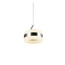 331410107 DIOS, Люстра цвета матового никеля, стеклянный купол, LED 8 Вт 800 Лм 2300K-3000K-4000К LI