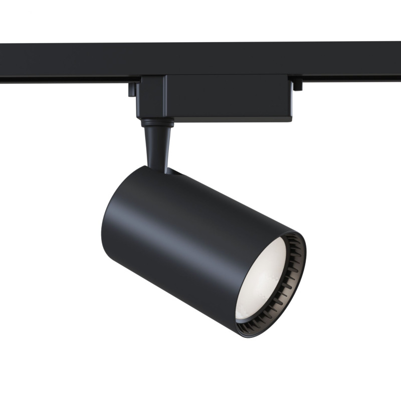 VESTA Prožektors, sliedei melns LED 30W 2400Lm. 3000K H165mm L138mm D89mm