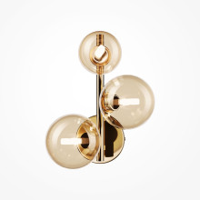 MOD545WL-03G DALLAS Бра, металл золотистого цвета, плафоны из тонированного стекла 3xG9 H245 MAYTONI