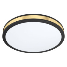 99407 PESCAITO Светильник потолочный, чёрный/золото LED19.5W 2300Lm. 3000K D380 H65 EGLO