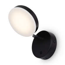 MOD070WL-L8B3K FAD Лампа черная, LED6W 550Lm 3000K DIMM H110mmx120 MAYTONI
