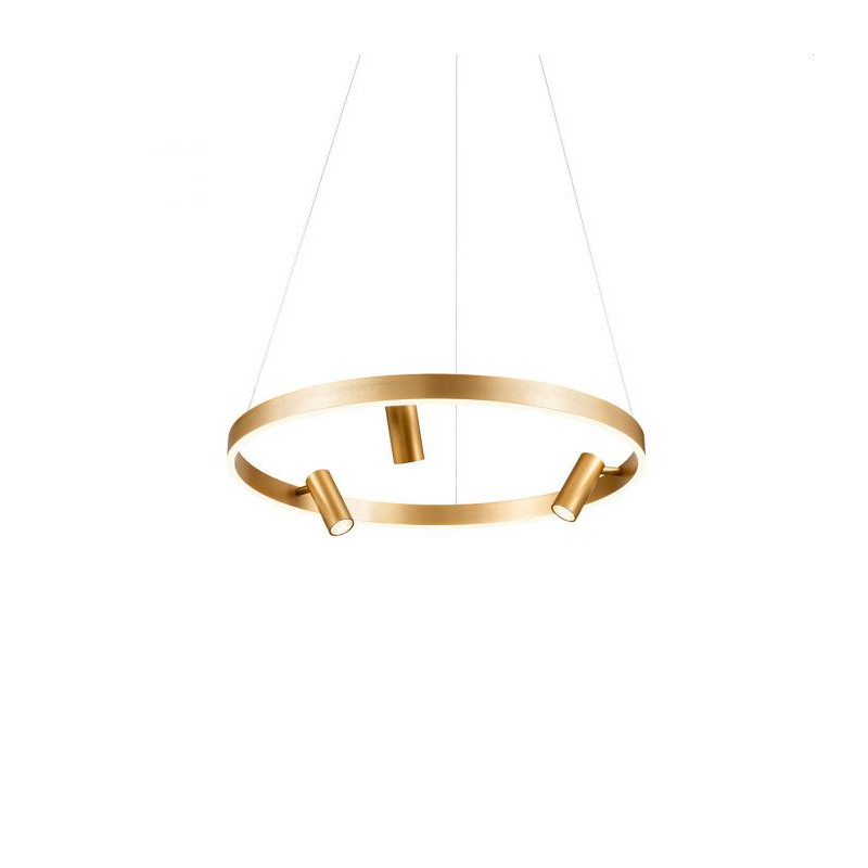01-2490 Lustra, mat.zelta krāsā LED 25W+13W 2325Lm...