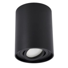 Светильник к потолку, металл, чёрный 1xGU10 D96mm H125mm IP20