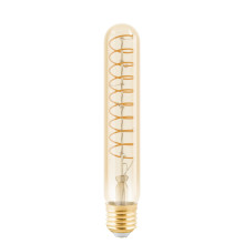 110202 LED лампа T30 DIM E27 4W 1600K, 180лм, стекло, янтарный, H185мм D30мм EGLO