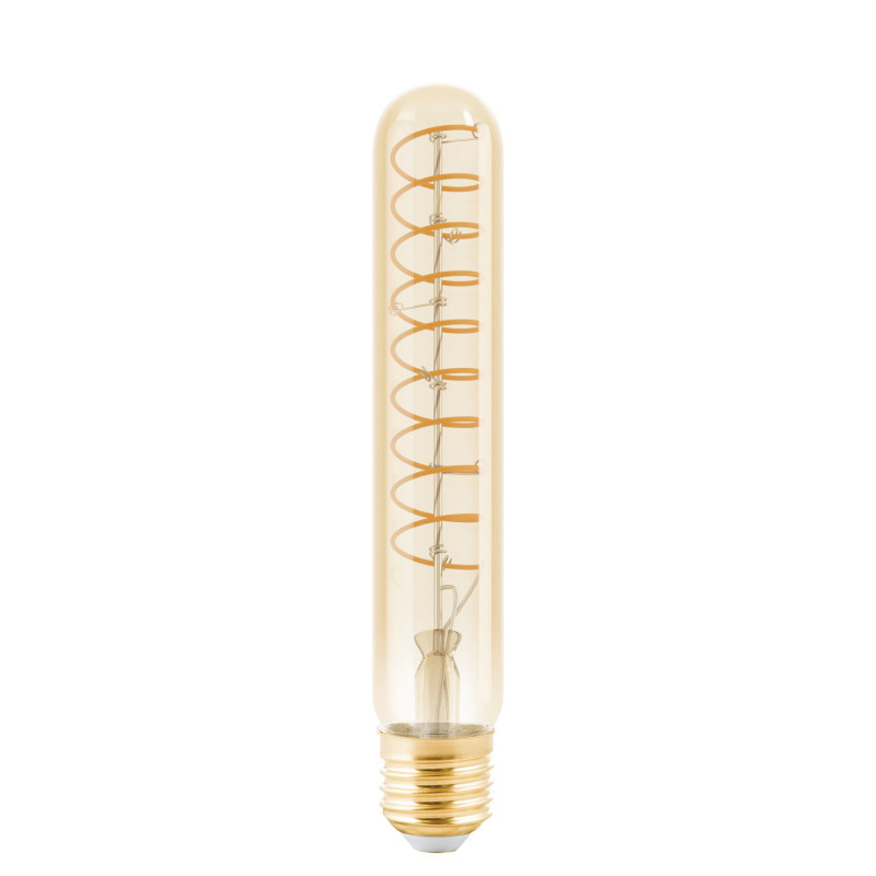 110202 LED Spuldze T30 DIM E27 4W 1600K, 180lm, dzintars krāsa, H185mm D30mm EGLO