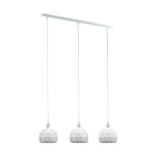 97857 ROCCAFORTE Светильник белый, металл, 3xE14 длина750mm ширина170mm H1100 IP20 EGLO
