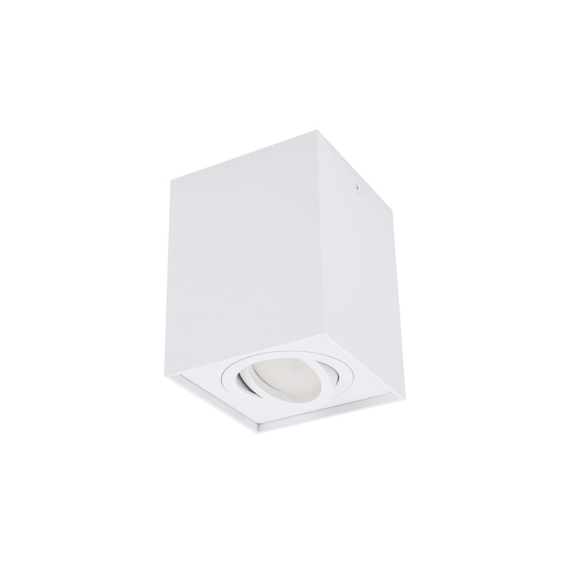 Spot pie griestiem, balts 1xGU10 96x96mm H125mm IP20