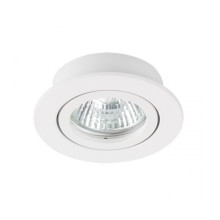 DALLA 22437 22430  CT-DTO50-W Светильник встраеваемый, поворотный, белый, GU10 патрон отдельно KANLU