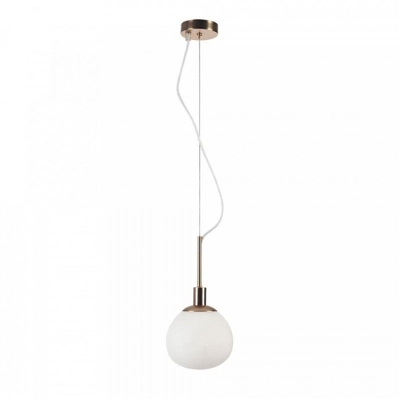 MOD221-PL-01-G Lustra, zelta/mat.stikls 1xE14 D150...