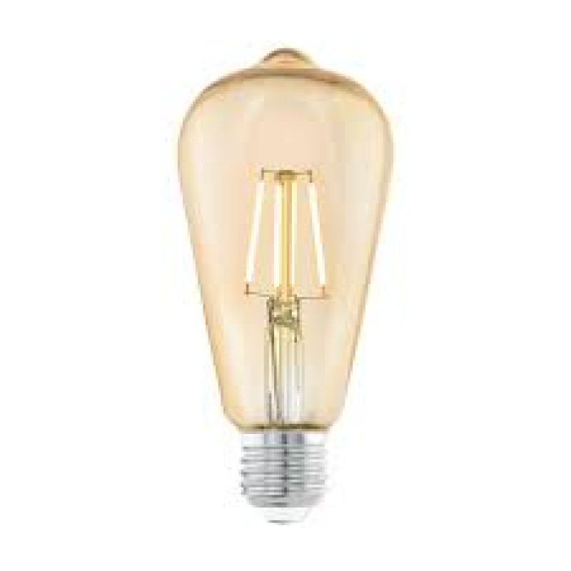 110055 LED Spuldze filament E27 AMBER 4W 270Lm 220...