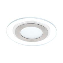 95932 PINEDA 1 LED 12W 1000lum 3000K Встроенный светильник, никель матовый, диаметр145мм (вырез 90мм