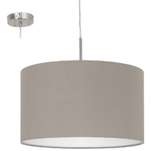 31572 Люстра PASTERI, ткань, серо-коричневый, 1xE27 D380 EGLO